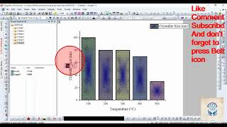 How to increase or decrease space between bars in origin graph [upl. by Benge]