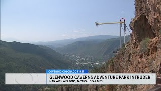 Man with weapons wearing tactical gear dies at Glenwood Caverns Adventure Park [upl. by Brandea]