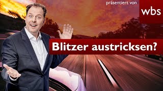 Blitzer austricksen  strafbar  Rechtsanwalt Christian Solmecke [upl. by Urina]