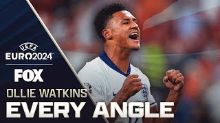 Englands Ollie Watkins scores GAMEWINNING goal in 90 vs Netherlands  Every Angle 🎥 [upl. by Manara]