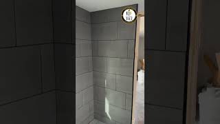 Unglazed Porcelain Tile Curbless Shower Walkaround  columbiamo ejflooring yfntg [upl. by Victorie]