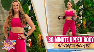 30 Minute Toned Arms Workout Minimal Equipment  All Fitness Levels STF 2024  DAY 2 [upl. by Allebara]