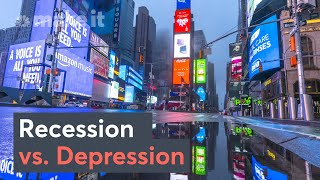 Recession Vs Depression What’s The Difference [upl. by Anayk]