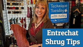 How To Knit the Entrechat Shrug  Cable Channel KAL update [upl. by Halbert]