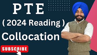 PTE reading collocations list 2024  Gurwinder sir [upl. by Ilise]