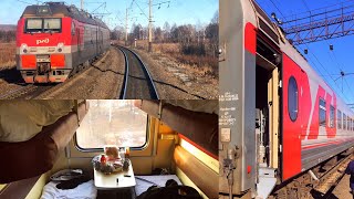 TransSiberian Railway Winter Journey  part 1 Vladivostok  Belogorsk on Train № 007НЭ [upl. by Pammi]