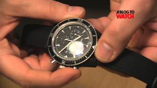 JaegerLeCoultre Deep Sea Chronograph Cermet Watch HandsOn [upl. by Neetsirk121]