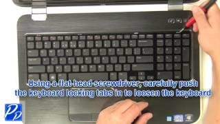 Dell Inspiron 17R 5720  7720 Keyboard Replacement Video Tutorial [upl. by Aineles]