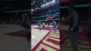 Pascal Siakam and Bennedict Mathurin Show Off Soccer Skills at Shootaround  Indiana Pacers [upl. by Eeruhs]