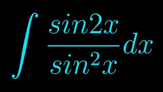 Integral of sin2xsin2x [upl. by Cherilyn]