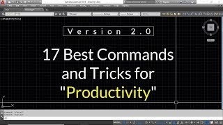 Best Commands amp Tricks of AutoCAD for Productivity [upl. by Halik]