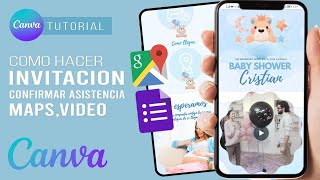 Como hacer INVITACIÓN INTERACTIVA con CONFIRMACIÓN DE ASISTENCIA Y UBICACIÓN [upl. by Tarrah]