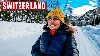 SWITZERLAND TRAVEL VLOG 🇨🇭 Ep 1  Visiting Zürich Rhine Falls amp Sledding in the Swiss Alps [upl. by Ramonda]