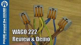 WAGO 222 connectors review and demo How to use with WAGOBOX Junction Box [upl. by Sandra]