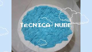 Tutorial Técnica NUBE para decorar piñatas  Quédate en casa y aprende con Emily 3 [upl. by Fries]