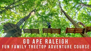 Go Ape Zip Line amp Treetop Adventure  Raleigh NC [upl. by Gayl]