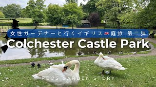 【Colchester Castle Park】コルチェスター城内公園✿女性ガーデナーとめぐるイギリス庭旅 ～Reos garden story 3rd season～ [upl. by Noitsuj]