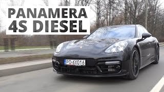 Porsche Panamera 4S 40 V8 Diesel 422 KM 2017  test AutoCentrumpl 328 [upl. by Aicilaf]