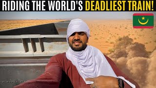 Surviving the Worlds Deadliest Train Journey in Sahara Desert 🇲🇷 [upl. by Zasuwa]