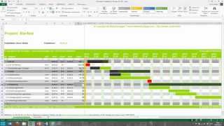 Tutorial für Excel Projektplan Terminplan Zeitplan MeineVolagencom [upl. by Caron781]