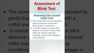 Assessment of corneal blink test  blink reflex in newborn [upl. by Renault731]