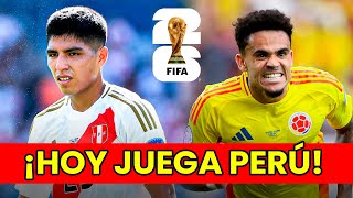 ¡HOY JUEGA PERÚ SELECCIÓN PERUANA ENFRENTA ESTA NOCHE A COLOMBIA POSIBLE ONCE DE JORGE FOSSATI [upl. by Bozuwa624]