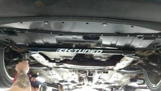 KTUNED 0611 Honda Civic si crash bar install [upl. by Yesnek155]