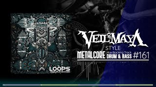 Metalcore Backing Track  Drum And Bass  Veil Of Maya Style  180 bpm Jam in B Minor [upl. by Beret484]