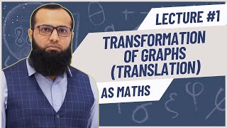 AS Maths Transformations  Lecture 1 Translation  A level Maths 9709  Sir Sufyan Irfan Mewawala [upl. by Trueman]