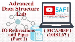 5 Advanced Data Structure Lab IO Redirections and Pipes Theory [upl. by Tannen]