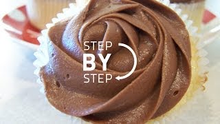 Chocolate Buttercream Icing Chocolate Buttercream Frosting Recipe Chocolate Buttercream Recipe [upl. by Nannette]