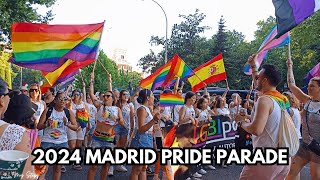 El Desfile Orgullo Madrid 2024  Madrid Pride Parade 2024 [upl. by Shari]