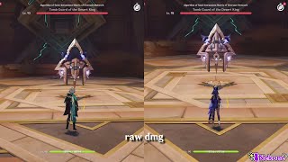 BETTER Quicken DPS Clorinde amp Alhaitham Comparison [upl. by Lebasi]