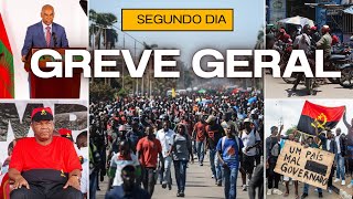 Segundo dia da GREVE GERAL em Angola 🇦🇴 função pública paralisada [upl. by Peppy905]