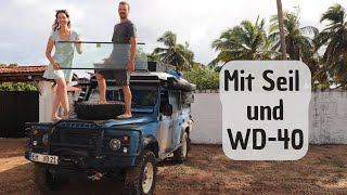 Windschutzscheibe tauschen beim Land Rover Defender [upl. by Vern144]