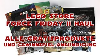 LEGO Star Wars Force Friday II Haul Alle Gratis Beilagen [upl. by Eaneg519]