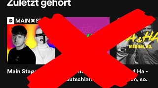 Spotify zuletzt Gehört Verlauf anzeigen amp löschen Anleitung [upl. by Eelrahs]