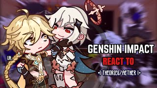 ❤️✨ Fatui Harbingers React to TheoriesAether Pt1  Gacha Club  Genshin Impact [upl. by Reta]