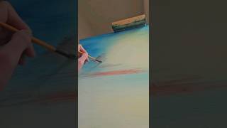 Seascape Oil Painting  Real Time  Part 3 Clouds shorts [upl. by Quick769]