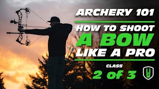 Learning Archery 101 How to Shoot a Compound Bow  Class 2 of 3 [upl. by Gisela]