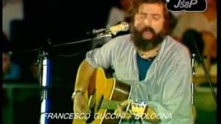 FRANCESCO GUCCINI  BOLOGNA LIVE [upl. by Amelus]