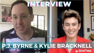 Irreverent stars PJ Byrne amp Kylie Bracknell joke about the dangers of filming in Queensland [upl. by Aissatan]