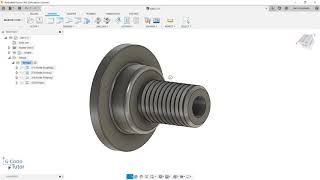 A lesson from the course Fusion 360 for CNC lathes [upl. by Milford]