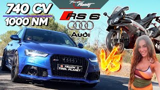 🇩🇪 Audi RS6 C7  La clave de su velocidad  VS🇯🇵 R6 🇬🇧 796RS y 🇮🇹RSV4 [upl. by Hindu]