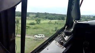 Overloaded Plane Fails To Climb After Takeoff [upl. by Uriisa]