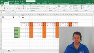 Créer un calendrier automatique dans Excel 📆 [upl. by Fauch]