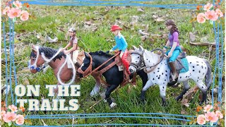 Schleich Horse Toy Video On the trails [upl. by Eynobe]