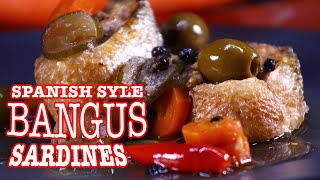 Spanish Style Bangus Sardines Recipe  Milkfish Sardines [upl. by Romelle]