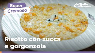 RISOTTO con ZUCCA e GORGONZOLA Il connubio perfetto per un primo piatto da urlo RICETTA FACILE 🧡😋 [upl. by Rawdan927]