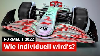 Wie werden die F1Autos 2022 wirklich aussehen  Neues Reglement [upl. by Toffey]